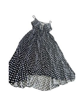SHEIN Vintage Midi Length Polka-dot Skater Dress